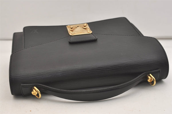 Authentic Louis Vuitton Epi Monceau 2Way Shoulder Hand Bag Black M52122 LV 5037J