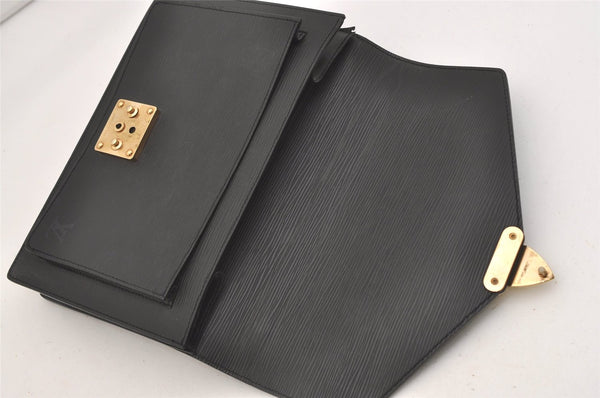 Authentic Louis Vuitton Epi Monceau 2Way Shoulder Hand Bag Black M52122 LV 5037J