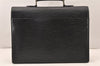 Authentic Louis Vuitton Epi Serviette Conseiller Briefcase Black M54422 LV 5037K