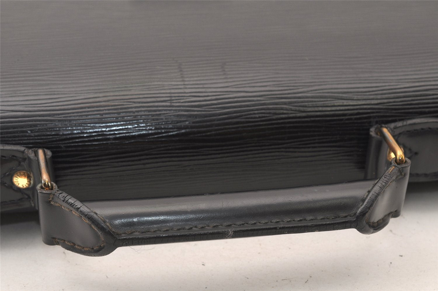 Authentic Louis Vuitton Epi Serviette Conseiller Briefcase Black M54422 LV 5037K