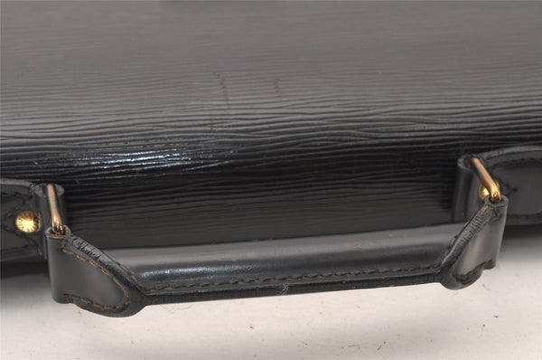 Authentic Louis Vuitton Epi Serviette Conseiller Briefcase Black M54422 LV 5037K