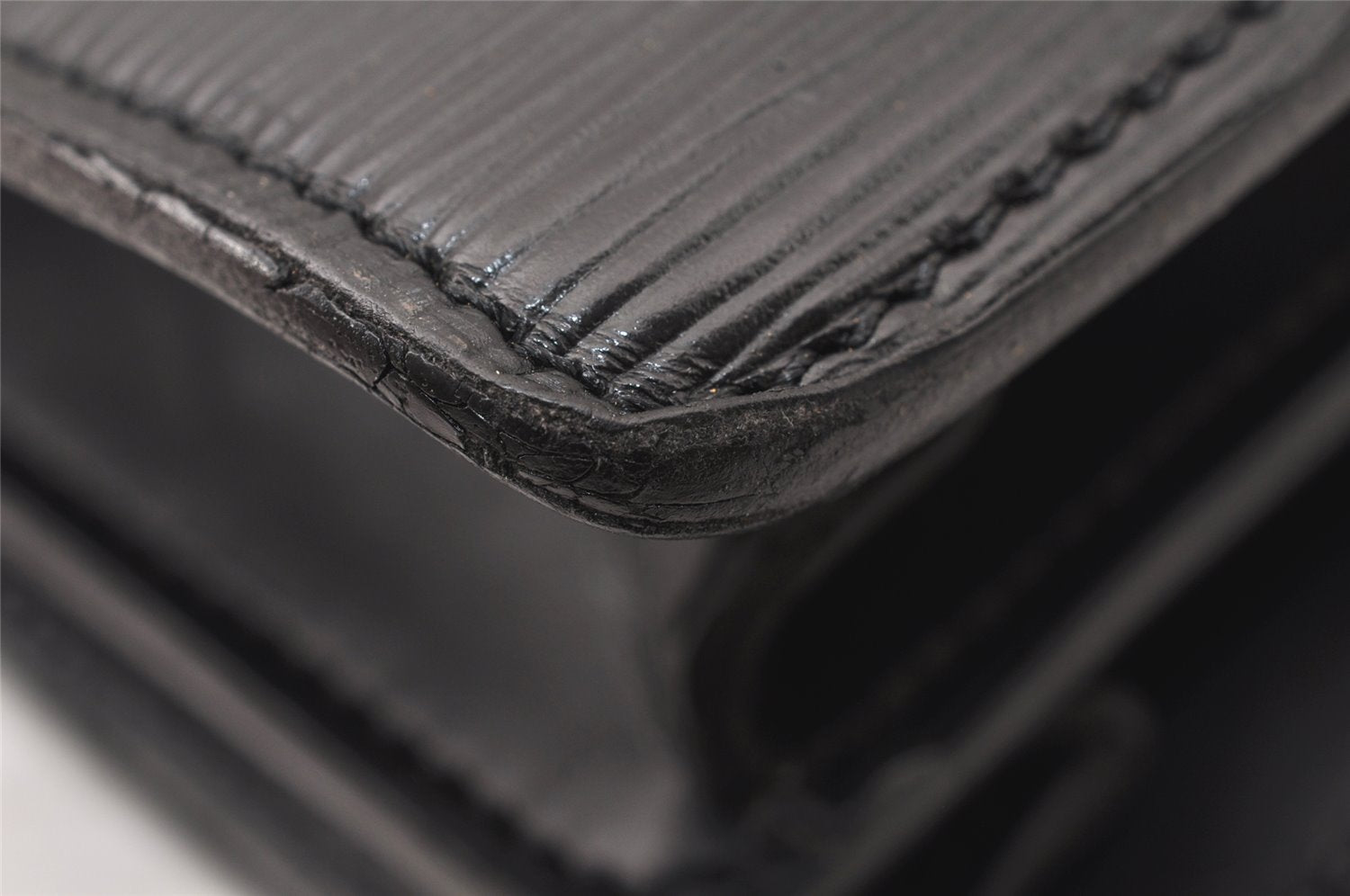 Authentic Louis Vuitton Epi Serviette Conseiller Briefcase Black M54422 LV 5037K