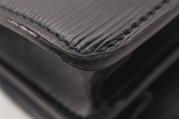 Authentic Louis Vuitton Epi Serviette Conseiller Briefcase Black M54422 LV 5037K