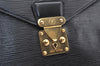 Authentic Louis Vuitton Epi Serviette Conseiller Briefcase Black M54422 LV 5037K