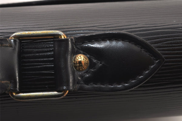 Authentic Louis Vuitton Epi Serviette Conseiller Briefcase Black M54422 LV 5037K