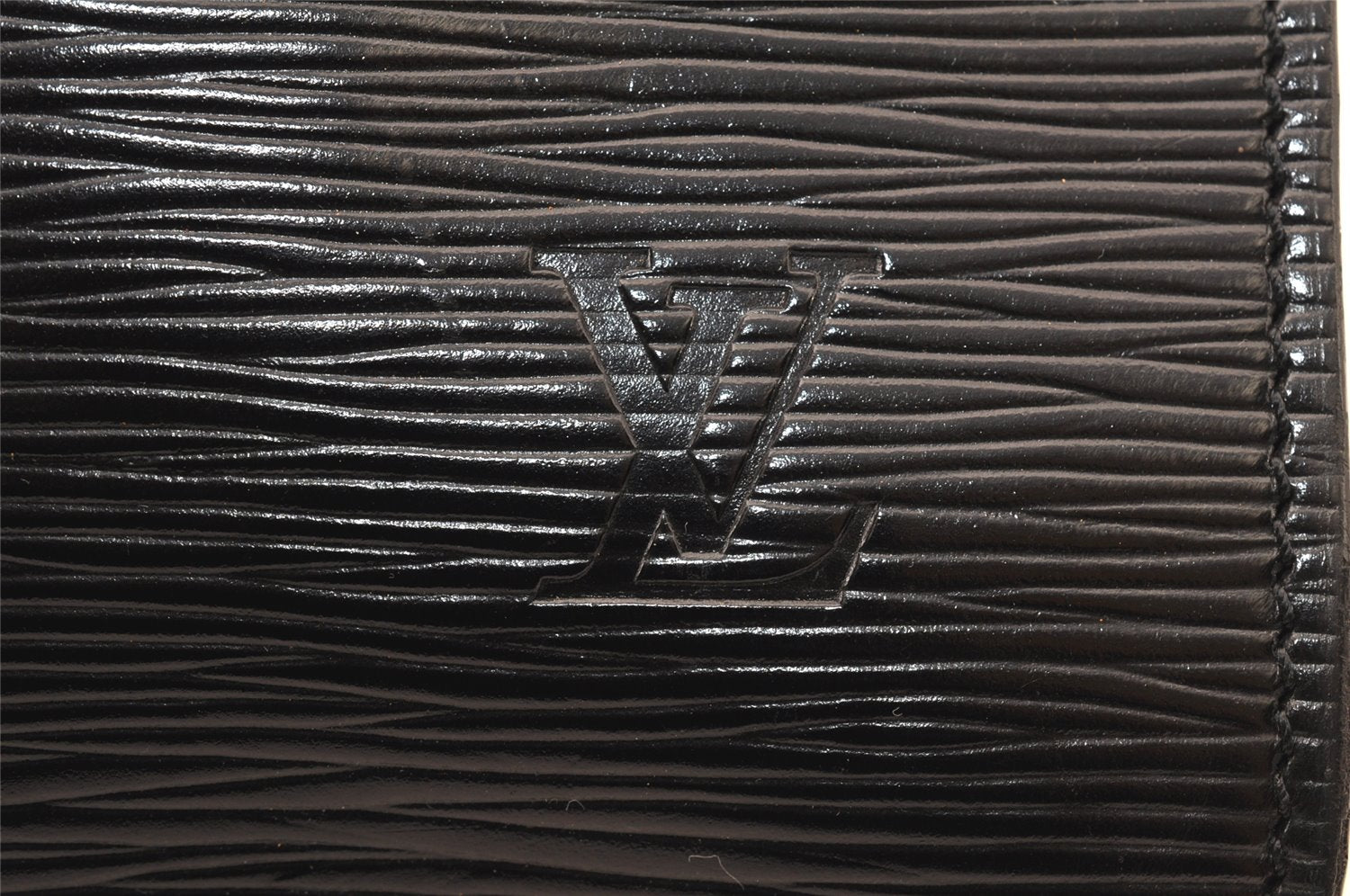 Authentic Louis Vuitton Epi Serviette Conseiller Briefcase Black M54422 LV 5037K