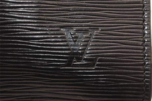 Authentic Louis Vuitton Epi Serviette Conseiller Briefcase Black M54422 LV 5037K