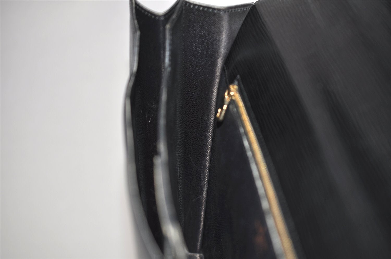 Authentic Louis Vuitton Epi Serviette Conseiller Briefcase Black M54422 LV 5037K