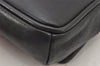 Authentic JIMMY CHOO Stella Star Studs Leather Shoulder Pouch Purse Black 5038K