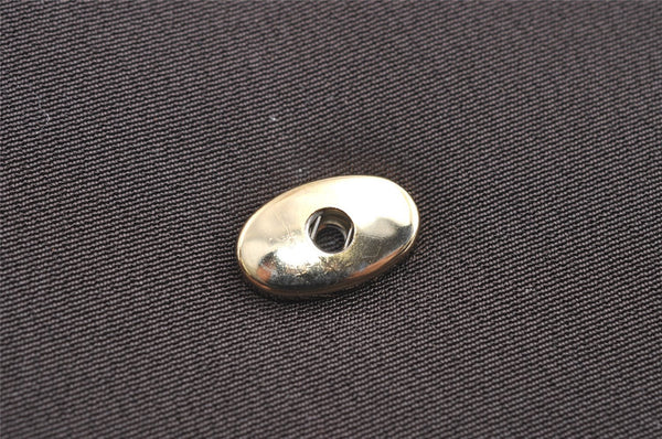 Authentic GUCCI Vintage Chain Shoulder Hand Bag Purse Nylon Leather Brown 5039I