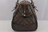 Authentic Louis Vuitton Damier Berkeley Hand Boston Bag Purse N52000 LV 5039J
