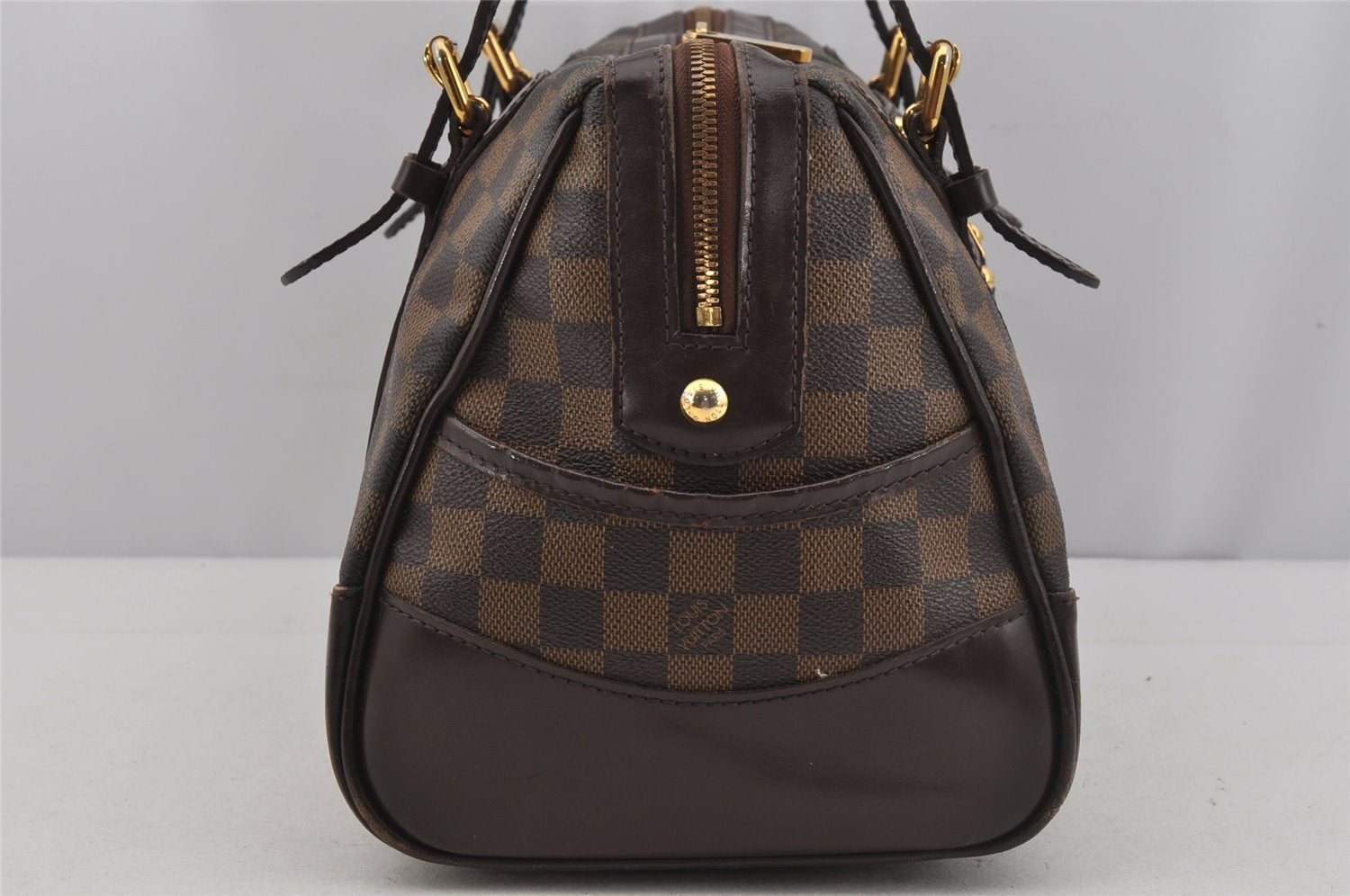 Authentic Louis Vuitton Damier Berkeley Hand Boston Bag Purse N52000 LV 5039J