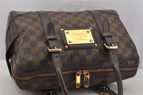 Authentic Louis Vuitton Damier Berkeley Hand Boston Bag Purse N52000 LV 5039J