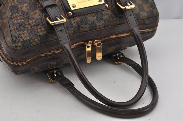 Authentic Louis Vuitton Damier Berkeley Hand Boston Bag Purse N52000 LV 5039J