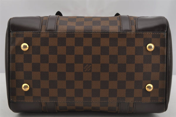 Authentic Louis Vuitton Damier Berkeley Hand Boston Bag Purse N52000 LV 5039J