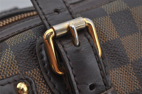 Authentic Louis Vuitton Damier Berkeley Hand Boston Bag Purse N52000 LV 5039J