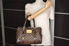Authentic Louis Vuitton Damier Berkeley Hand Boston Bag Purse N52000 LV 5039J