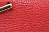 Authentic Chloe Drew Leather Chain Shoulder Cross Body Bag Purse Red 5039K