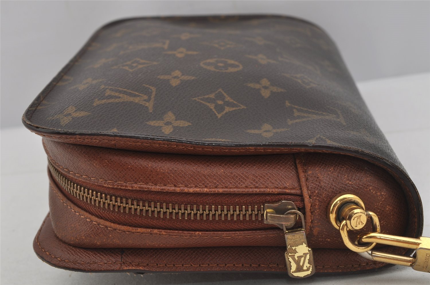 Authentic Louis Vuitton Monogram Orsay Clutch Hand Bag Purse M51790 LV 5041J