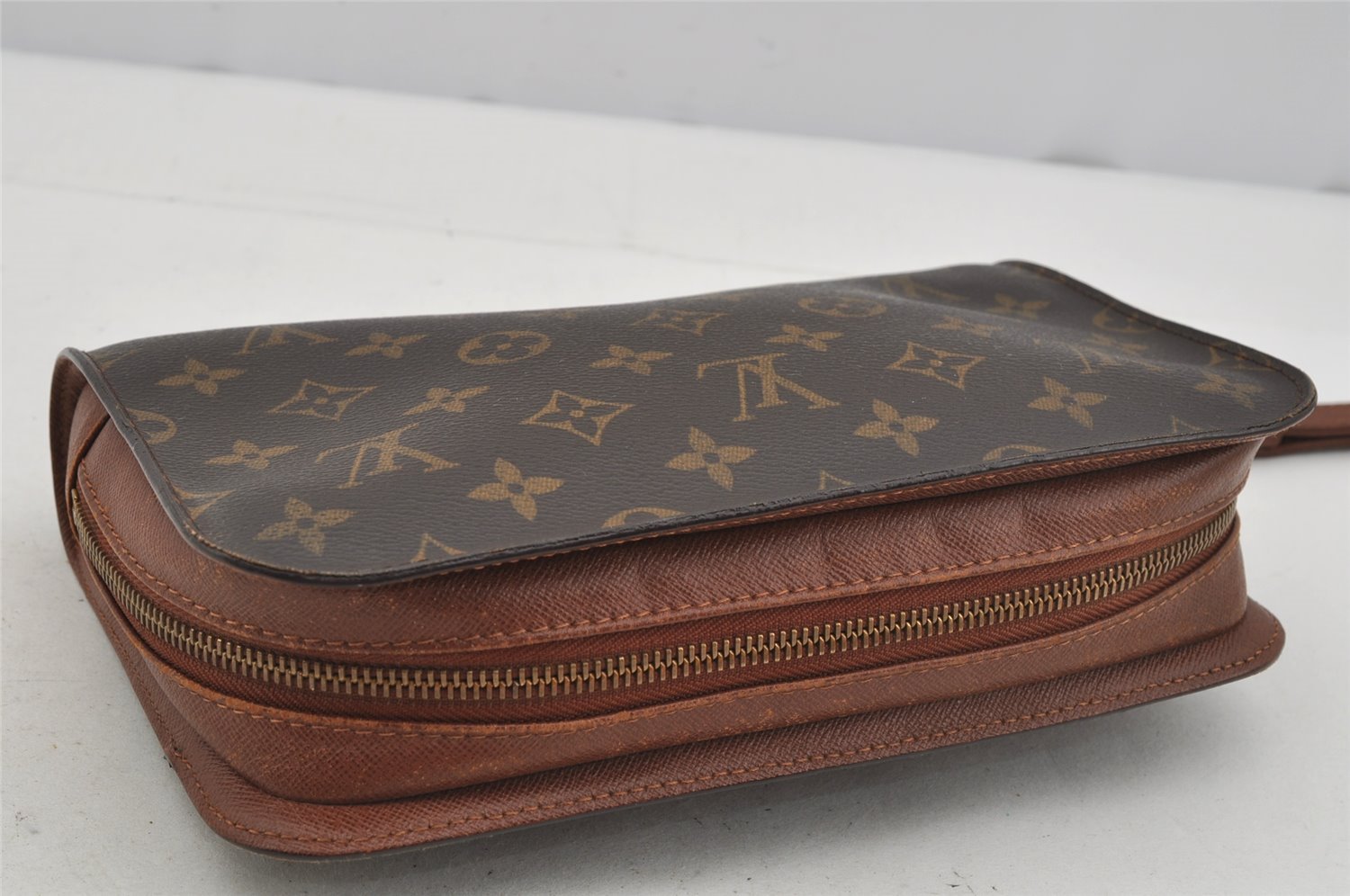 Authentic Louis Vuitton Monogram Orsay Clutch Hand Bag Purse M51790 LV 5041J