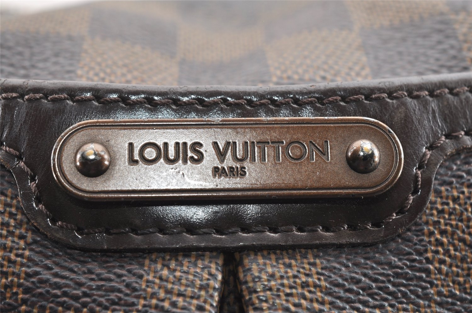 Authentic Louis Vuitton Damier Bloomsbury GM Shoulder Cross Bag N42250 LV 5042J