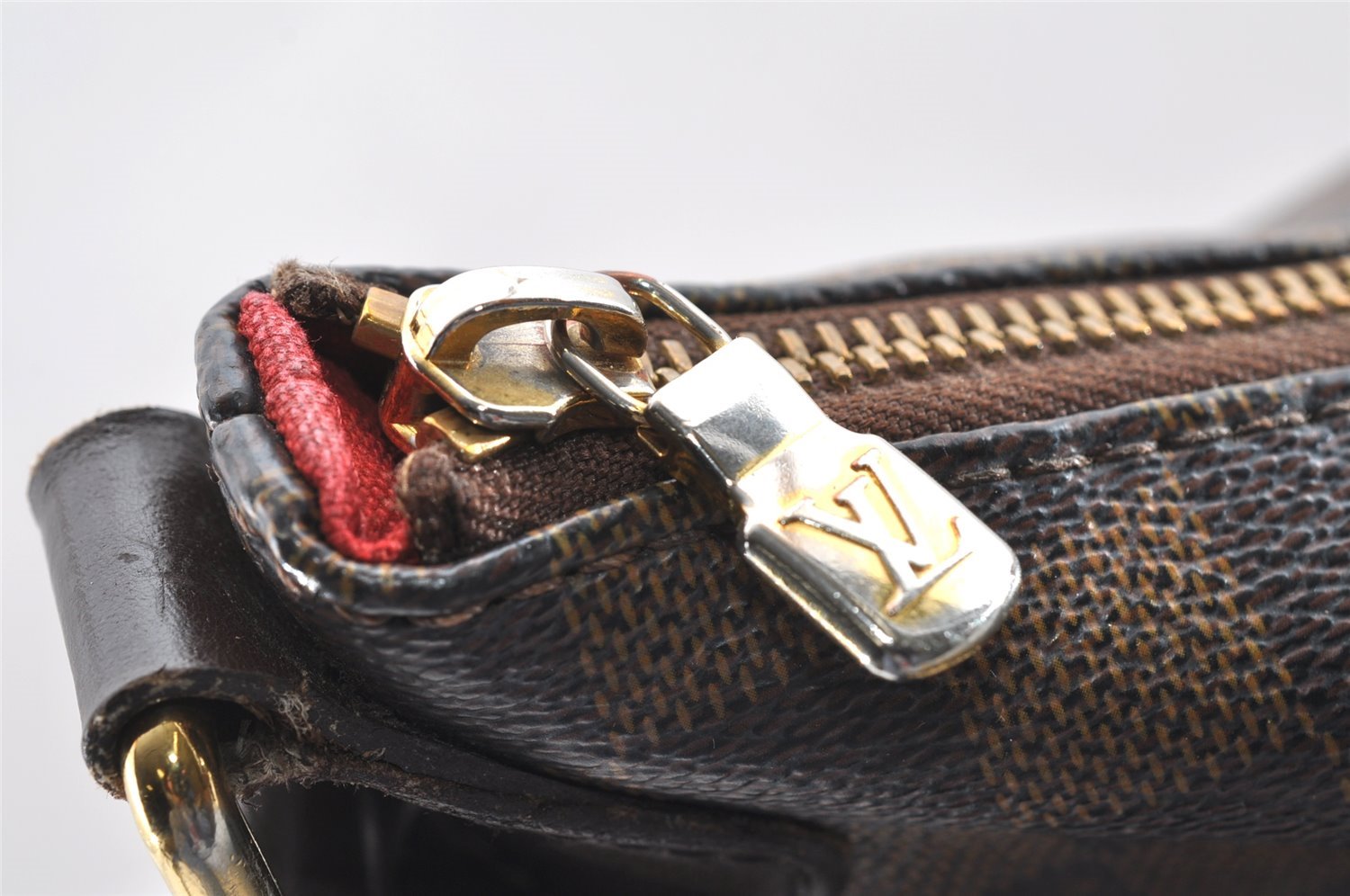 Authentic Louis Vuitton Damier Bloomsbury GM Shoulder Cross Bag N42250 LV 5042J