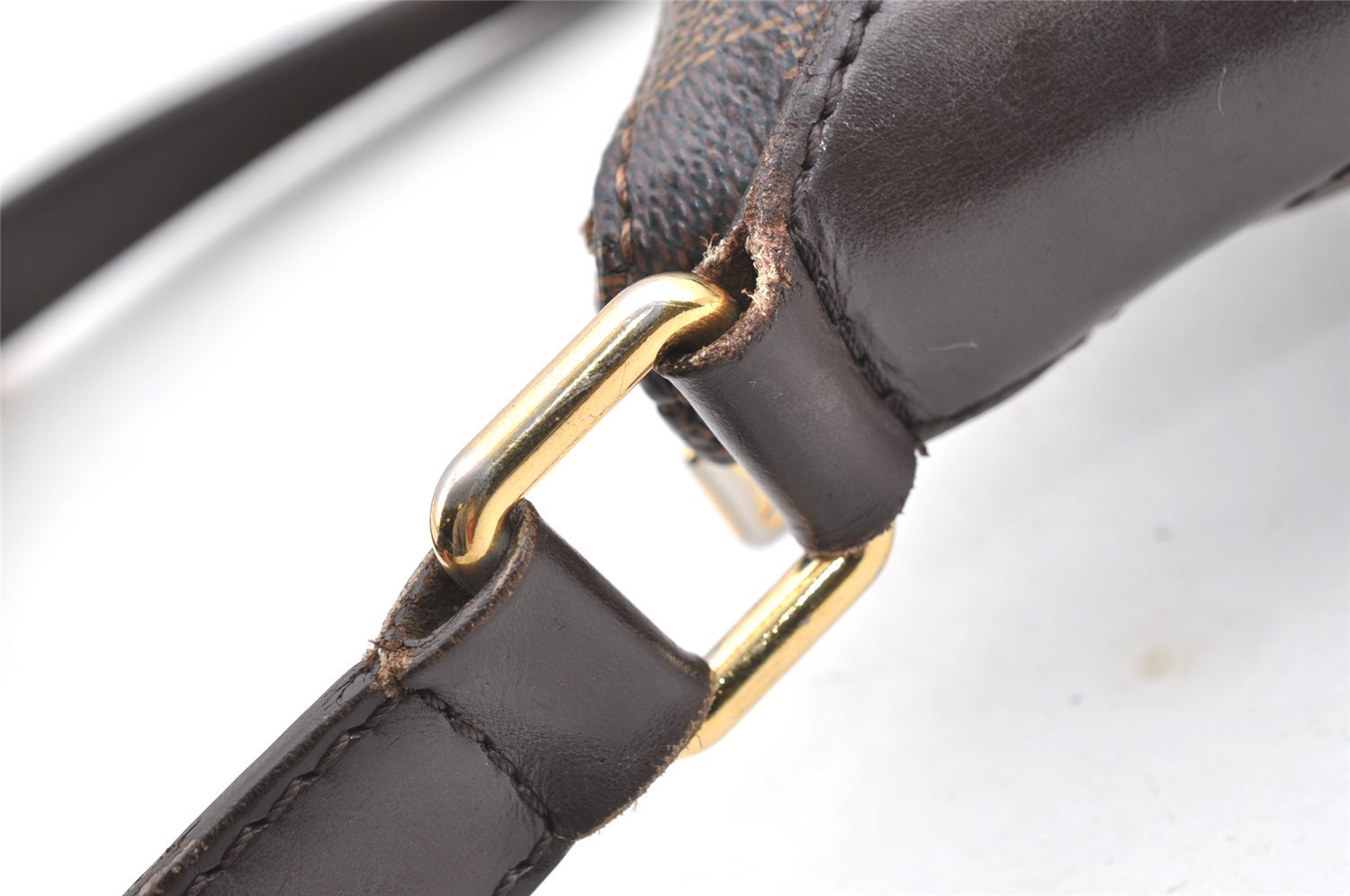 Authentic Louis Vuitton Damier Bloomsbury GM Shoulder Cross Bag N42250 LV 5042J