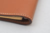 Authentic HERMES Agenda Globe Trotter Notebook Cover Leather Brown 5042K