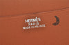 Authentic HERMES Agenda Globe Trotter Notebook Cover Leather Brown 5042K