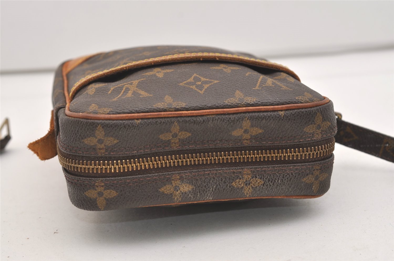 Authentic Louis Vuitton Monogram Danube Shoulder Crossbody Bag M45266 Junk 5043J