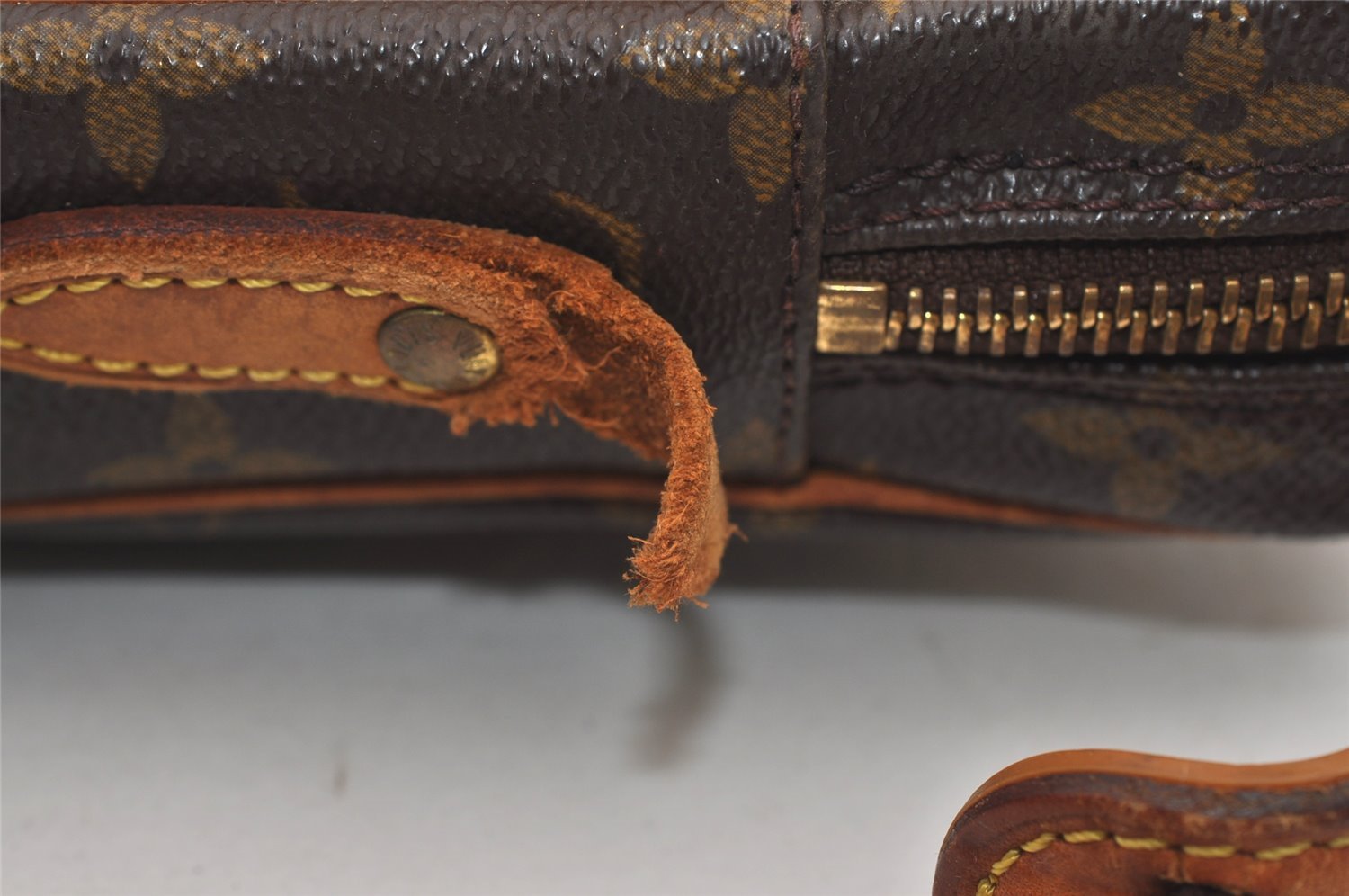 Authentic Louis Vuitton Monogram Danube Shoulder Crossbody Bag M45266 Junk 5043J