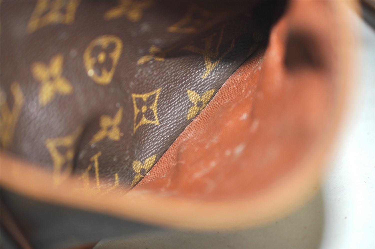 Authentic Louis Vuitton Monogram Danube Shoulder Crossbody Bag M45266 Junk 5043J