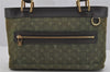 Auth Louis Vuitton Monogram Mini Lucille PM Hand Bag Green Khaki M92682 LV 5045J