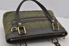 Auth Louis Vuitton Monogram Mini Lucille PM Hand Bag Green Khaki M92682 LV 5045J