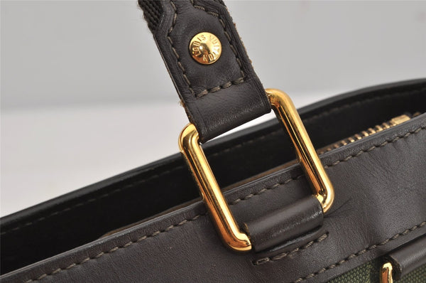 Auth Louis Vuitton Monogram Mini Lucille PM Hand Bag Green Khaki M92682 LV 5045J