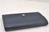 Authentic Louis Vuitton Epi Portefeuille Sarah Long Wallet Navy M605825 LV 5046K