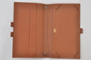 Authentic HERMES Vision II Simple Agenda Cover Day Planner Leather Brown 5047K