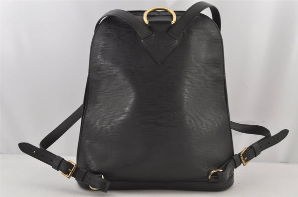 Authentic Louis Vuitton Epi Gobelin Backpack Black M52292 LV 5048J