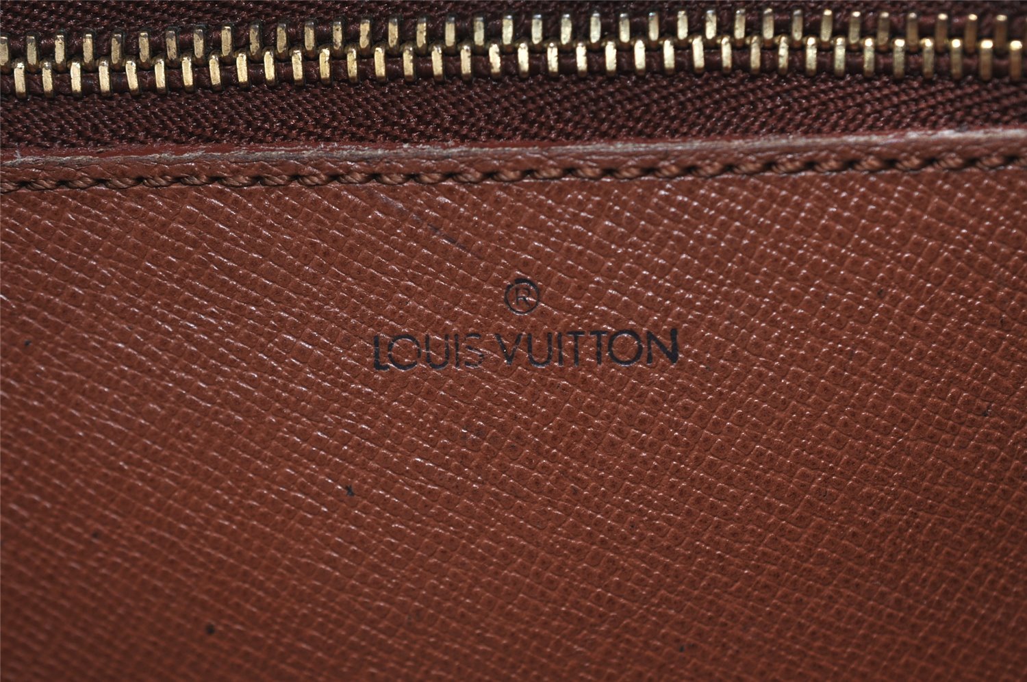 Authentic Louis Vuitton Monogram Marly Dragonne GM M51825 Clutch Bag Junk 5049I
