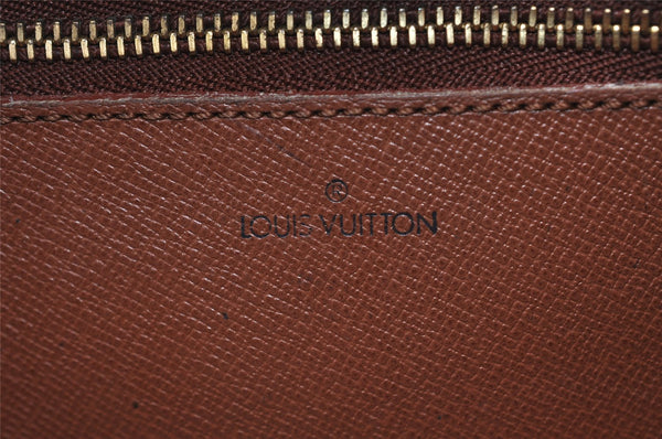 Authentic Louis Vuitton Monogram Marly Dragonne GM M51825 Clutch Bag Junk 5049I