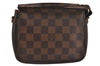 Authentic Louis Vuitton Damier Trousse Makeup Hand Bag Pouch N51982 Junk 5050J
