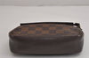 Authentic Louis Vuitton Damier Trousse Makeup Hand Bag Pouch N51982 Junk 5050J