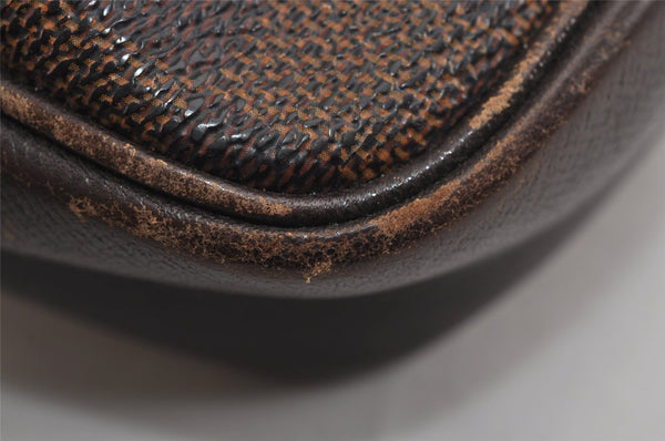 Authentic Louis Vuitton Damier Trousse Makeup Hand Bag Pouch N51982 Junk 5050J