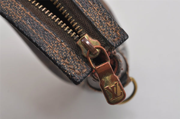 Authentic Louis Vuitton Damier Trousse Makeup Hand Bag Pouch N51982 Junk 5050J