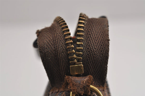 Authentic Louis Vuitton Damier Trousse Makeup Hand Bag Pouch N51982 Junk 5050J