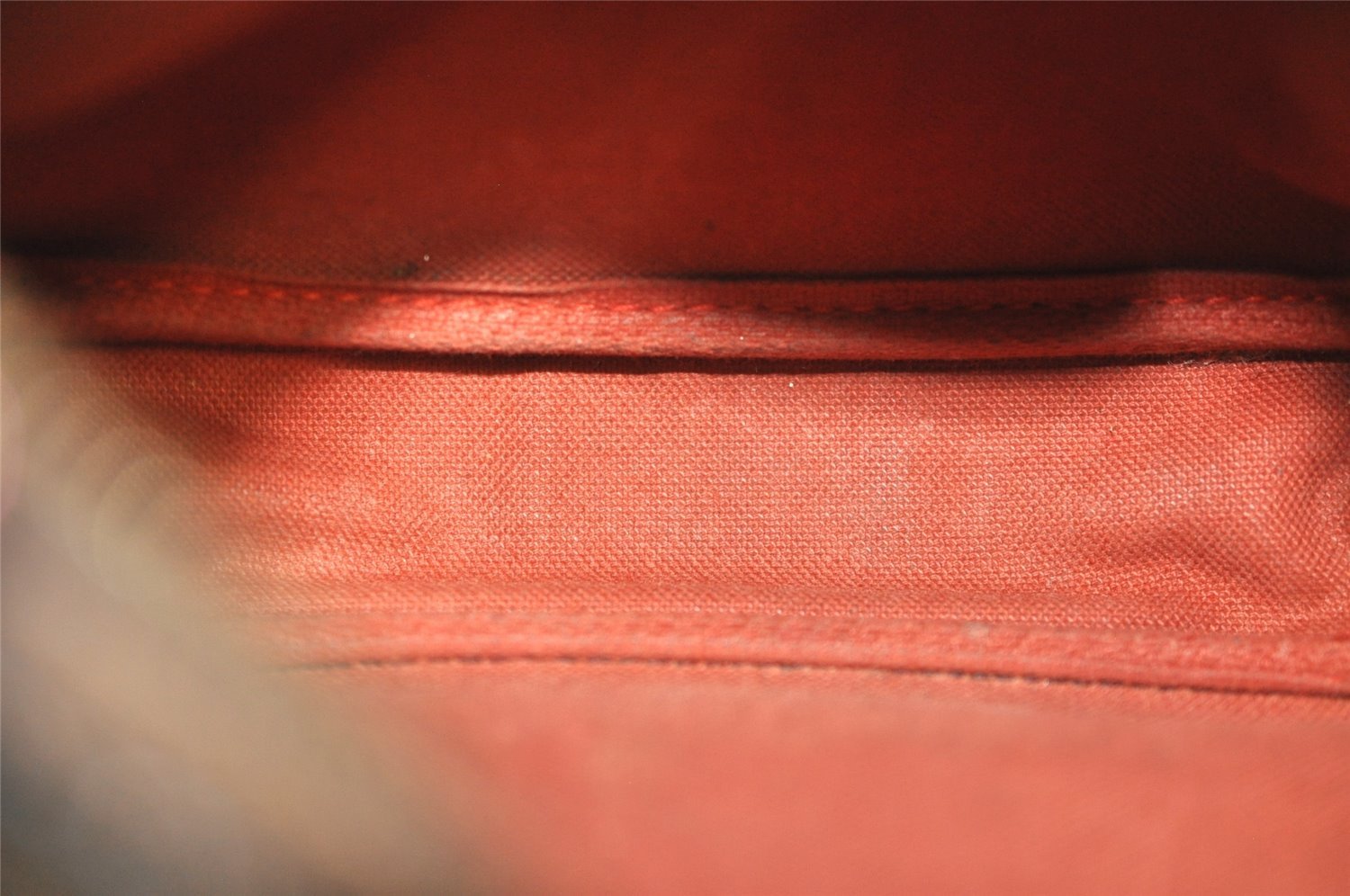 Authentic Louis Vuitton Damier Trousse Makeup Hand Bag Pouch N51982 Junk 5050J