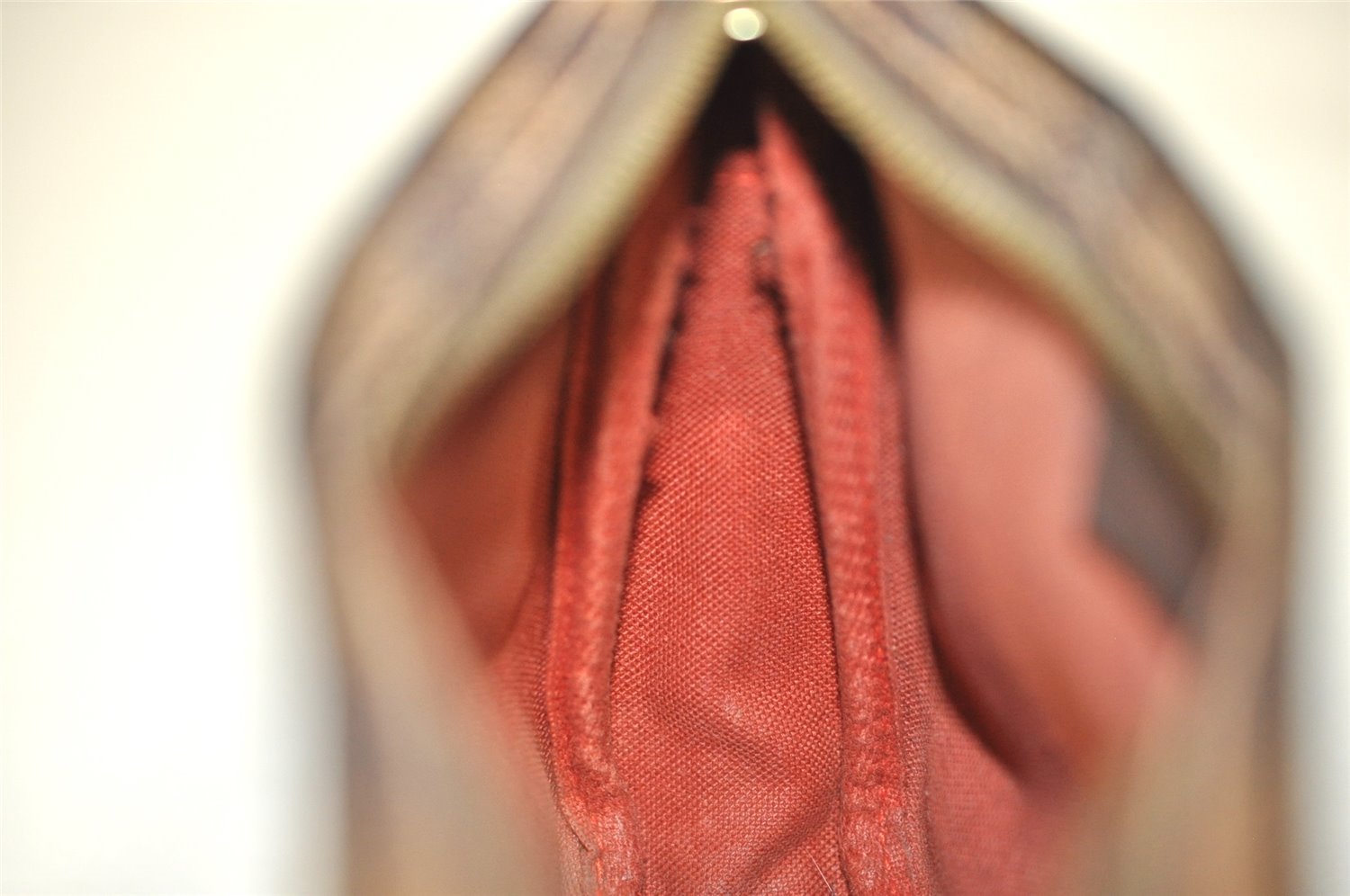 Authentic Louis Vuitton Damier Trousse Makeup Hand Bag Pouch N51982 Junk 5050J