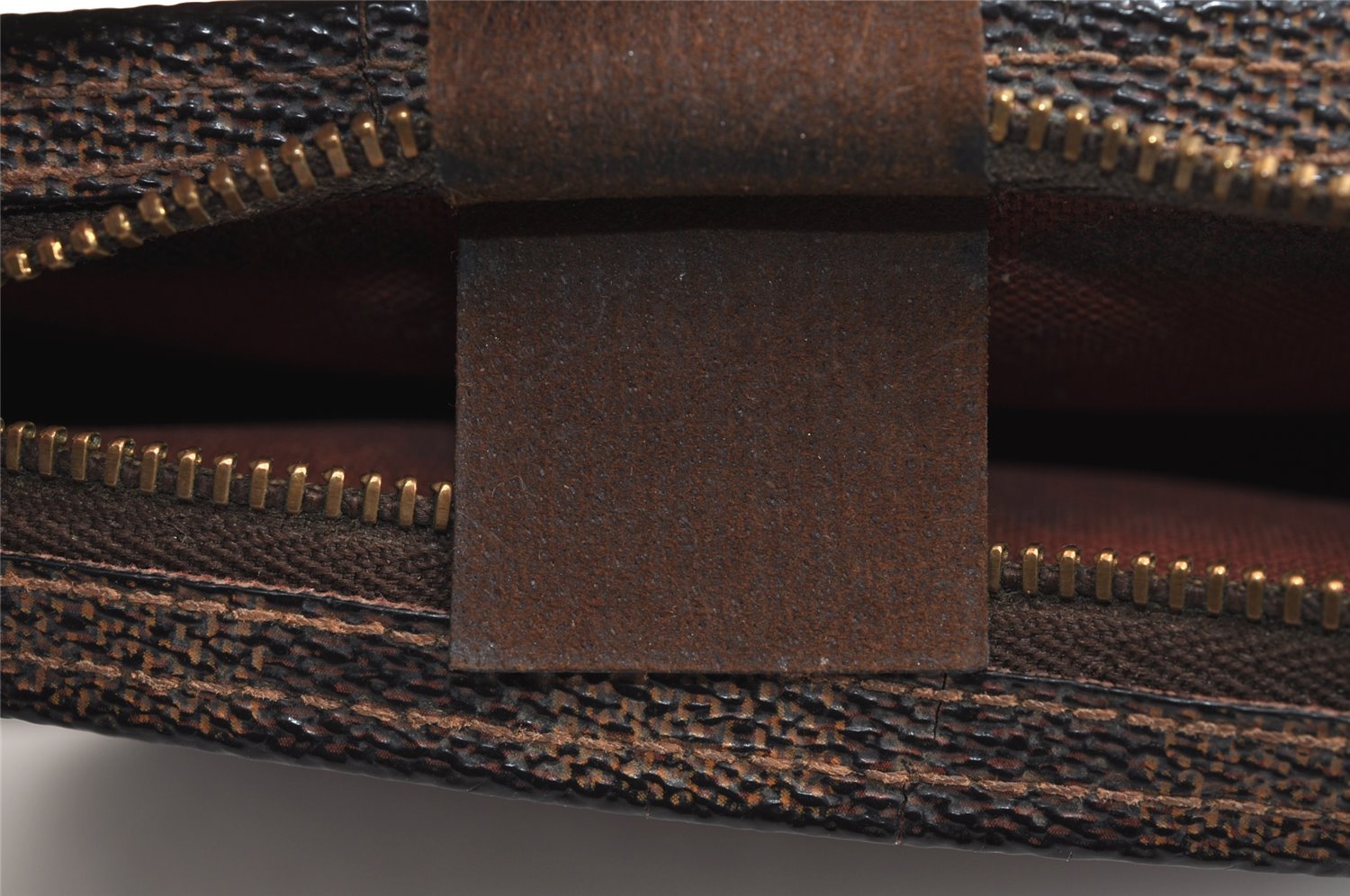 Authentic Louis Vuitton Damier Trousse Makeup Hand Bag Pouch N51982 Junk 5050J