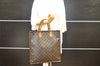 Authentic Louis Vuitton Monogram Sac Plat Hand Tote Bag M51140 LV 5051I