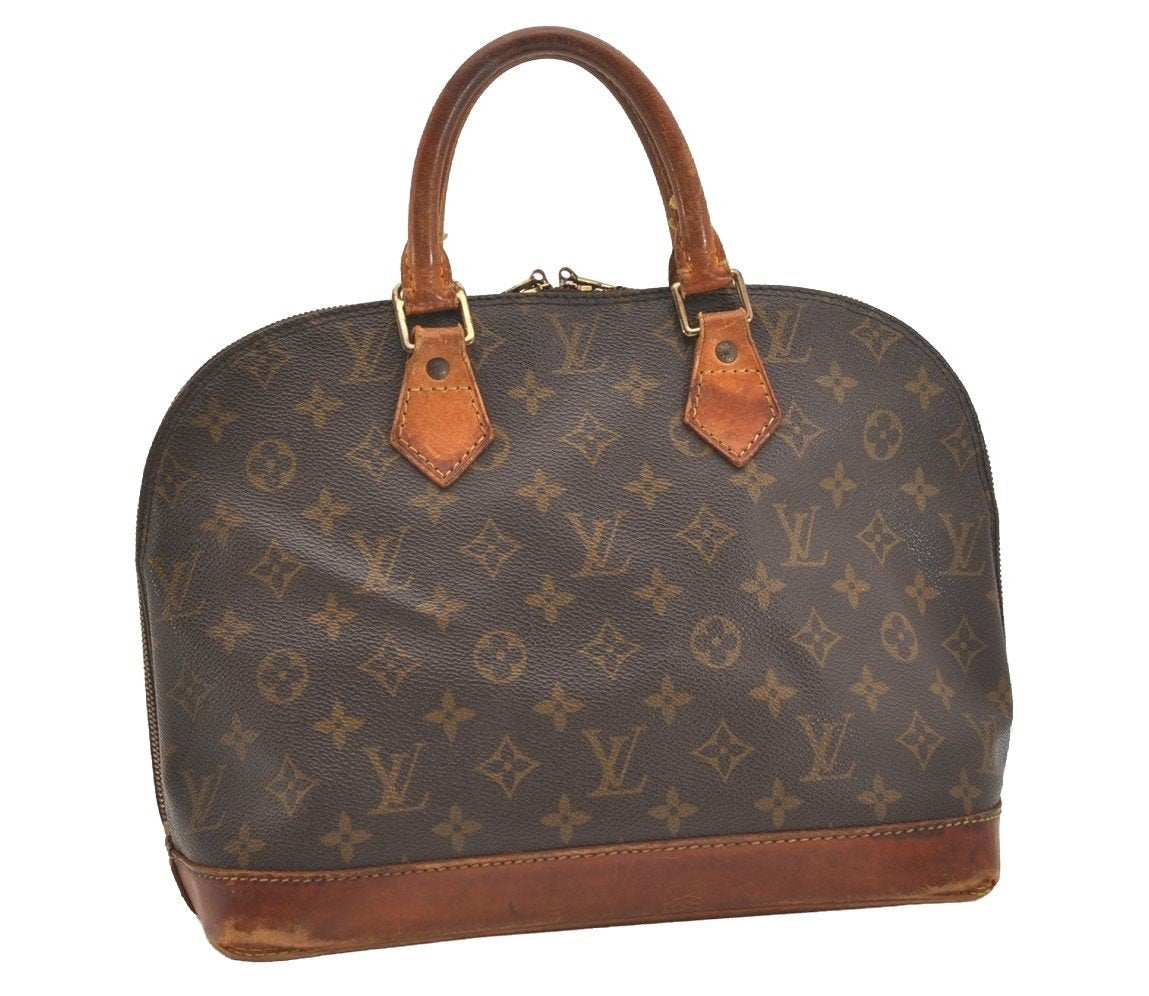 Authentic Louis Vuitton Monogram Alma Hand Bag Purse M51130 LV Junk 5051J